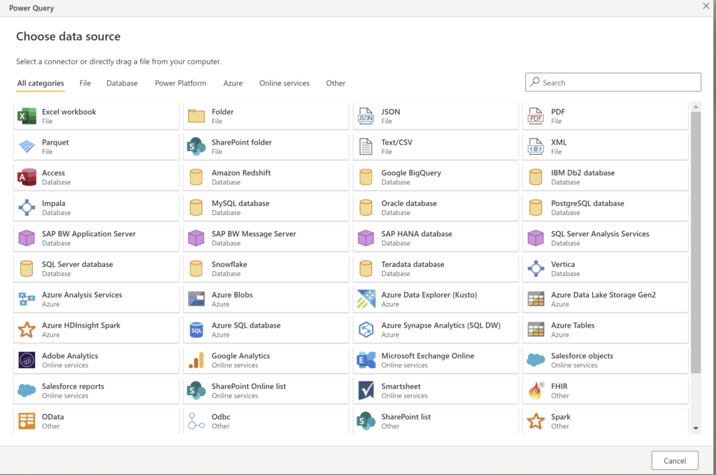 power bi datamart  source